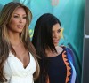 Kim Kardashian and Kourtney Kardashian picture at the 2009 Teen Choice Awards held at the Gibson Amphitheatre on August 9th, 2009 in Universal City, California