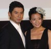 Noriko Sakai with Zhao Wei  at the China Movie Exhibition opening ceremony on September 1st 2007 in Tokyo 4