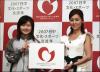 Noriko Sakai with Ai Fukuhara at the Japanese table tennis star during a news conference in Tokyo April 5th 2007 2