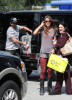 Alessandra Ambrosio picture before her departure as she gets into the Los Angeles International airport on April 13th 2009 1