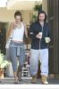 Alessandra Ambrosio picture drinking a starbucks smoothie with her fiance Jaime Mazur on the streets of Los Angeles on the 4th of July 2009 1