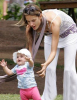 Alessandra Ambrosio with her daughter Anja at a green park in Santa Monica on July 10th 2009 5