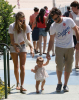 Alessandra Ambrosio spotted with her fiance Jaime Mazur and daughter walking towards the beach in Venice California on July 18th 2009 2