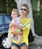 Alessandra Ambrosio spotted playing with her little daughter Anja Louise at a park in Santa Monica on July 7th 2009 2