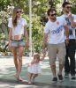 Alessandra Ambrosio spotted with her fiance Jaime Mazur and daughter walking towards the beach in Venice California on July 18th 2009 3