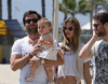 Alessandra Ambrosio spotted with her fiance Jaime Mazur and daughter walking towards the beach in Venice California on July 18th 2009 1