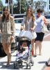 Alessandra Ambrosio spotted with her daughter on the streets of Los Angeles on the 4th of July 2009 6