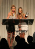 Alessandra Ambrosio on stage with model Doutzen Kroes as she accepts the Webby for Victorias Secret Best Fashion Site during the 13th Annual Webby Awards at Cipriani Wall Street on June 8th 2009 in New York 5