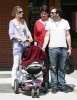 Alessandra Ambrosio with her daughter Anja and boyfriend Jaime Mazur leaving the Il Pastaio restaurant in Beverly Hills on May 26th 2009 3