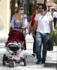 Alessandra Ambrosio with her daughter Anja and boyfriend Jaime Mazur leaving the Il Pastaio restaurant in Beverly Hills on May 26th 2009 6