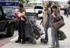 Alessandra Ambrosio spotted with her daughter Anja Louise and fiance Jamie Maur at LAX airport on June 2nd 2009 2