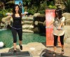 Kim Kardashian and her sister and Kourtney Kardashian picture of Fit in your Jeans Promotional  campaign of August 2009 2