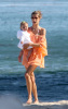 Alessandra Ambrosio picture with her baby daughter Anja Louise at the Malibu beach on July 16th 2009 5