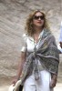 Madonna photo during her visit to the historical site of Petra in Jordan on September 3rd 2009 2