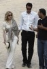 Madonna picture with her manager Guy Oseary while at the ancient Rose city of Petra in Jordan on September 3rd 2009 4