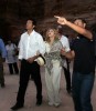 Madonna picture with her manager Guy Oseary while at the ancient Rose city of Petra in Jordan on September 3rd 2009 8