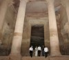 Madonna picture with her manager Guy Oseary while at the ancient Rose city of Petra in Jordan on September 3rd 2009 10