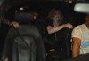 Madonna picture with Jesus Luz inside the car leaving after having dinner with israeli politician Tzipi Livni at Stefan Brown restaurant in Tel Aviv on August 31st 2009 4