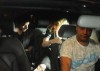 Madonna picture with Jesus Luz inside the car leaving after having dinner with israeli politician Tzipi Livni at Stefan Brown restaurant in Tel Aviv on August 31st 2009 3