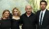 Madonna with her manager Guy Oseary and the Israeli Prime Minister Benjamin Netanyahu and his wife Sarah during a meeting at the Prime Ministers residence in Jerusalem on September 4th 2009