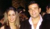 Amr Diab photo with his wife zaina at a public party