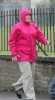 Susan Boyle photo spotted at Blackburn In The Rain wearing a red raincoat on August 18th 2009 4