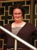 Susan Boyle picture as she outside the Royal Bank Of Scotland Blackburn on July 28th 2009 4