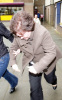 Susan Boyle picture as she is leaving the hairdressers in Scotland on April 23rd 2009 2