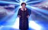 Susan Boyle picture as she performes on stage at the britains got talent show