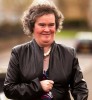 Susan Boyle picture as she returns to her home in Blackburn West Lothian on April 21st 2009 in Blackburn Scotland