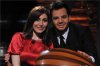 Nishan Deirharoutinian picture with lebanese singer yara at the TV talk show Il Maestro 2