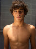 Brazilian model Marlon Teixeira messed hair style