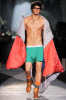 Marlon Teixeira on the runway at the DSquared fashion show of the spring summer 2010 collection in Milan 2