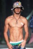 Marlon Teixeira on the runway at the DSquared fashion show of the spring summer 2010 collection in Milan 4