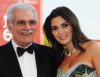 Omar Sharif and Cyrine Abdelnour at The Traveller premiere at the Sala Grande during the 66th Venice Film Festival on September 10th 2009 in Venice Italy 4