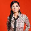 Jennylyn Mercado wearing a stylish checkered shirt and a neck tie