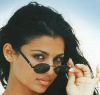 Haifa Wehbe old picture before becoming a singer and before plastic surgery face photo wearing dark sungalsses