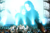 Michael Jackson on the video screen at the 2009 MTV Video Music Awards at Radio City Music Hall on September 13, 2009 in New York City