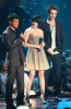 Taylor Lautner  Kristen Stewart and Robert Pattinson at the 2009 MTV Video Music Awards at Radio City Music Hall on September 13, 2009 in New York City