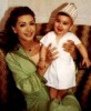 Nawal Zoghbi with her baby daughter