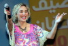 Salma Ghazali picture on stage at  Amman Summer Festival concert in Amman Jordan in August 2009 8