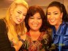 Rym Ghazali picture from Alo Meen on September 11th 2009 with Mirhan Hussein and lebanese actress Lilian