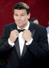 David Boreanaz arrives at the 61st Primetime Emmy Awards held at the Nokia Theatre on September 20th 2009 in Los Angeles