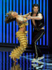 Karina Smirnoff and Maksim Chmerkovskiy perform onstage at the 61st Primetime Emmy Awards