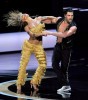 Karina Smirnoff and Maksim Chmerkovskiy perform onstage at the 61st Primetime Emmy Awards