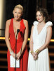 Leighton Meester and Blake Lively present the Outstanding Directing In A Comedy Series award at the 61st Primetime Emmy Awards