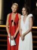 Leighton Meester and Blake Lively present the Outstanding Directing In A Comedy Series award at the 61st Primetime Emmy Awards