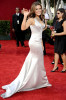 Mariska Hargitay arrives at the 61st Primetime Emmy Awards held at the Nokia Theatre on September 20th 2009 in Los Angeles