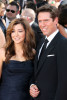 Alyson Hannigan and Alexis Denisof arrive at the 61st Primetime Emmy Awards held at the Nokia Theatre on September 20th 2009 in Los Angeles