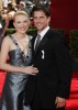 Adrienne Frantz and Scott Bailey arrive at the 61st Primetime Emmy Awards held at the Nokia Theatre on September 20th 2009 in Los Angeles